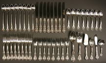 189: Reed & Barton sterling flatware, Francis I pattern