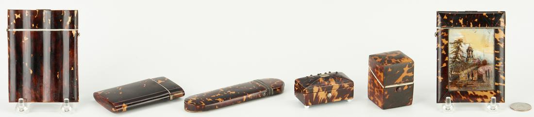6 Tortoise Items, incl. Mother of Pearl Inlay (1 of 15)