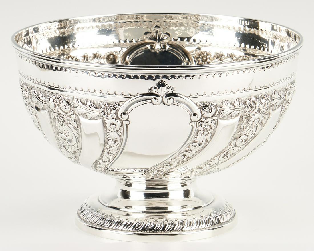 English Victorian Sterling Center Bowl, Banon (1 of 11)