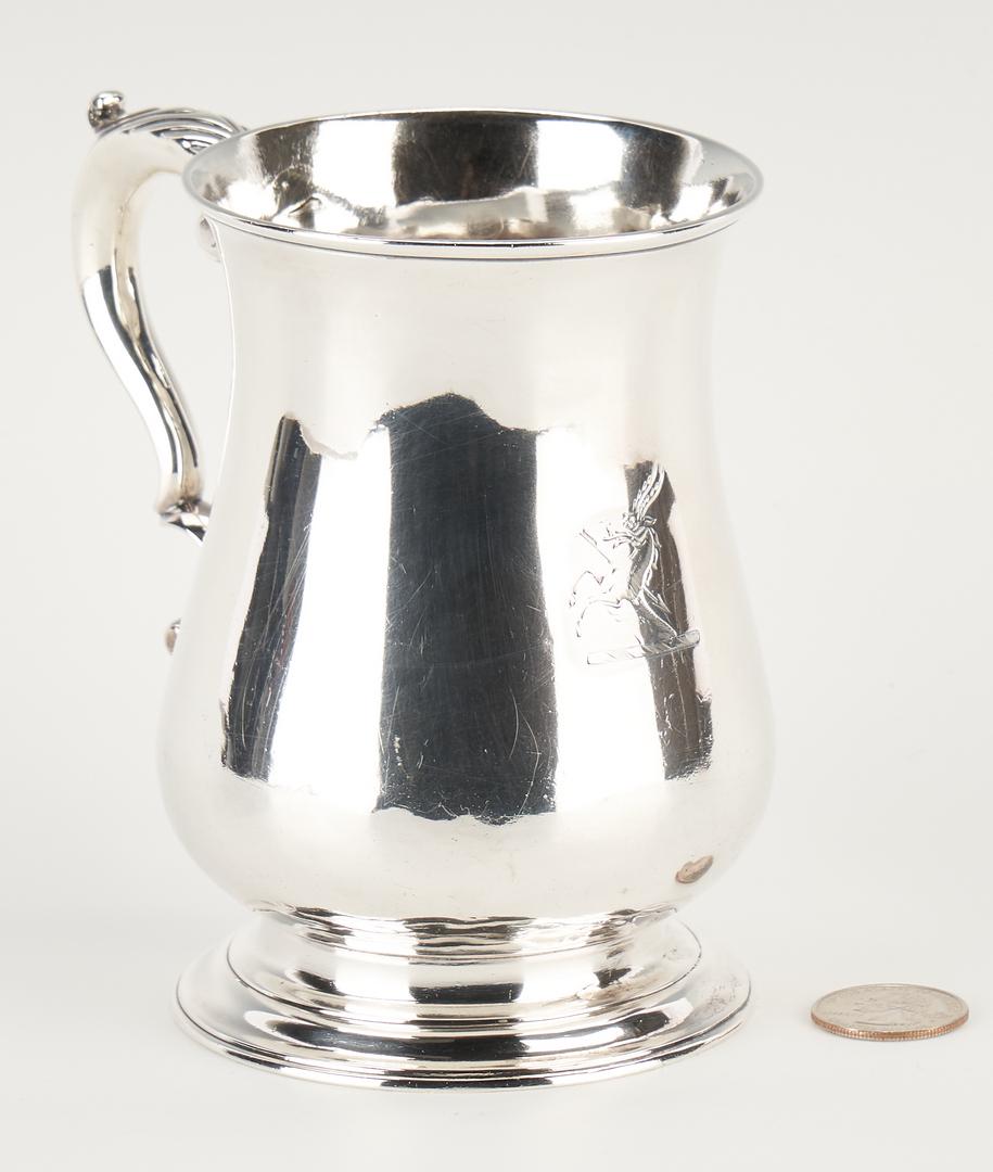 George III Crested Sterling Mug or Tankard, Franz Crump (1 of 9)