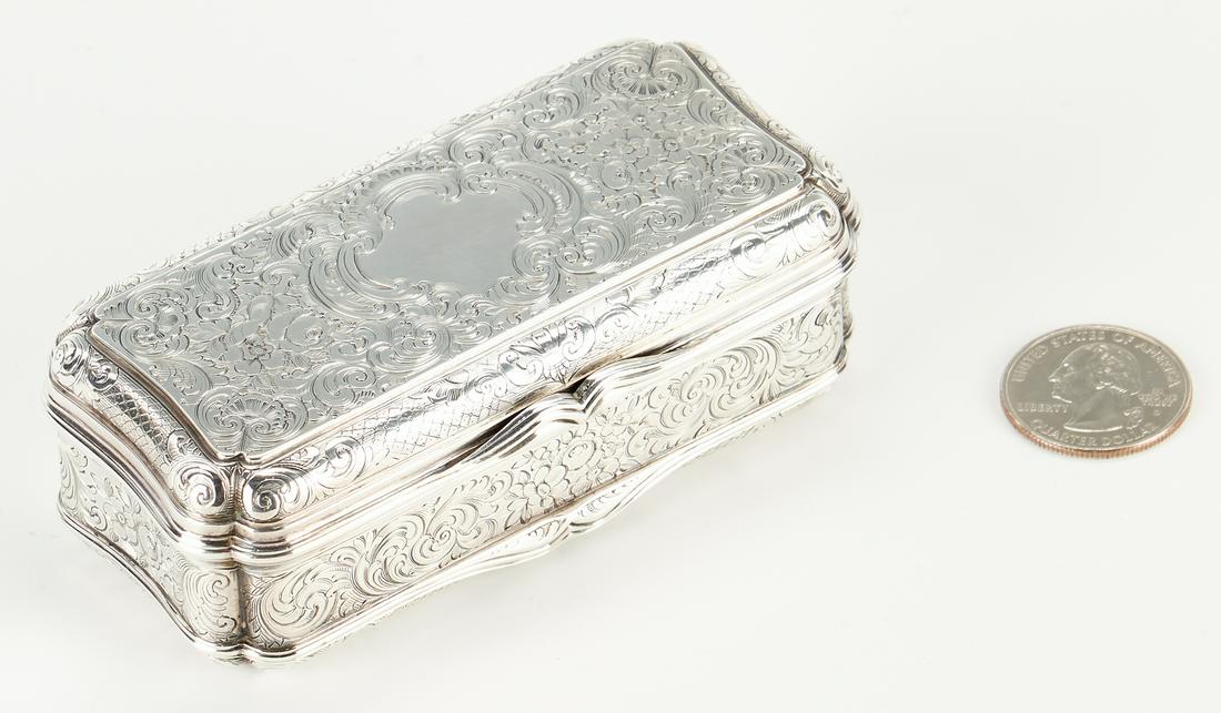 Silver Snuff Box, Sir Reg. Graham Presentation (1 of 13)