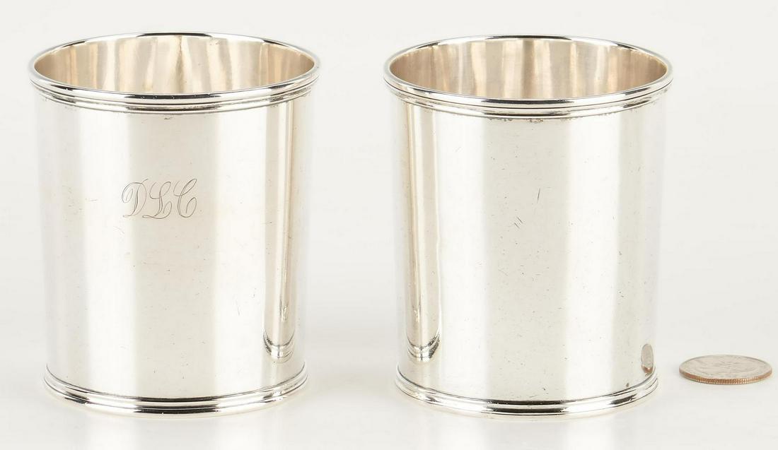 2 KY Coin Silver Julep Cups, T. Ayres (1 of 10)