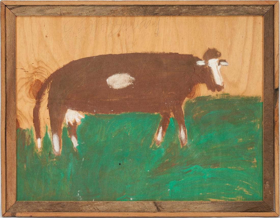 Large J.L. Sudduth Cow Painting (1 of 7)
