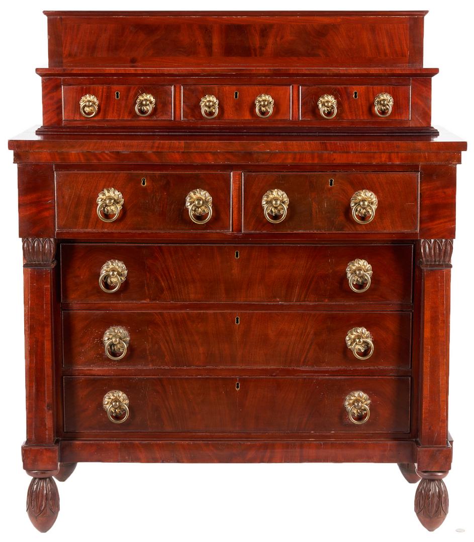 Classical Mahogany Chest of Drawers, poss. Boston (1 of 20)