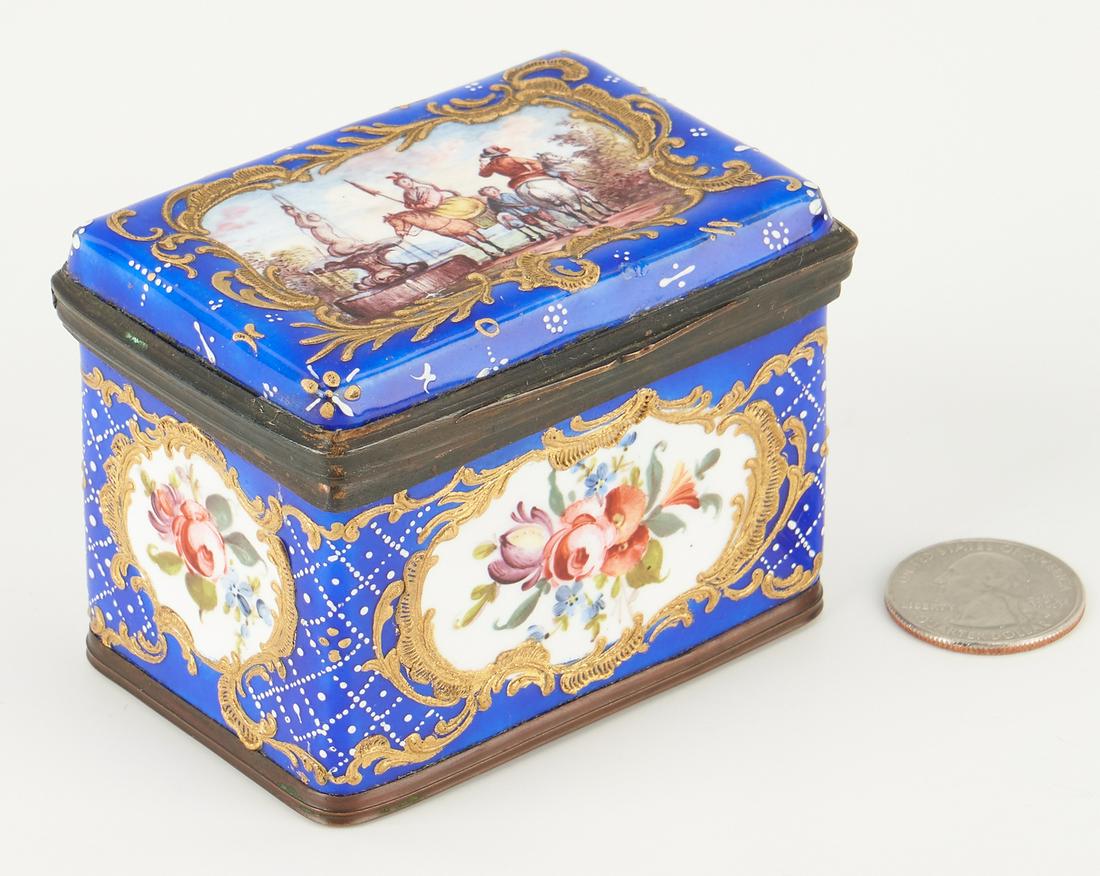 English Bilston Battersea Enamel Box (1 of 12)