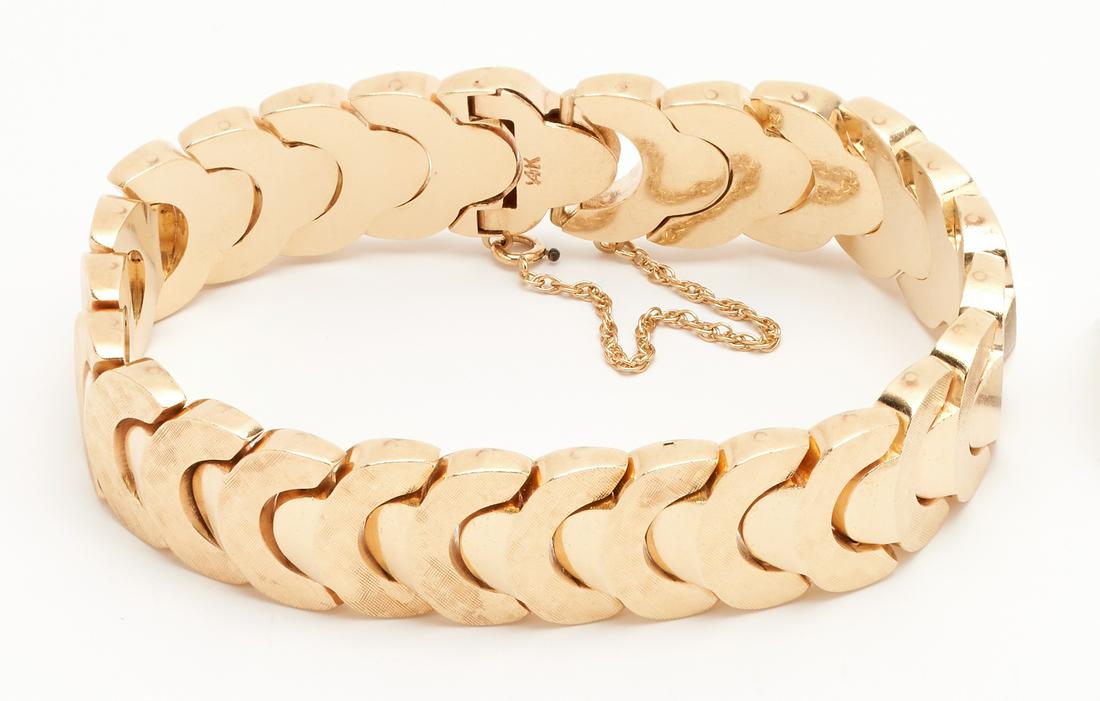 Ladies 14K Yellow Gold Chain Bracelet (1 of 12)