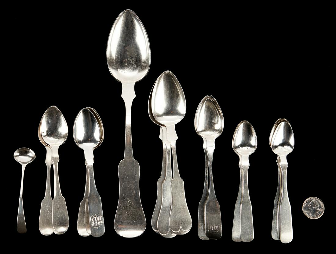 18 Pcs. Paris KY Coin Silver, Assorted Makers (1 of 11)