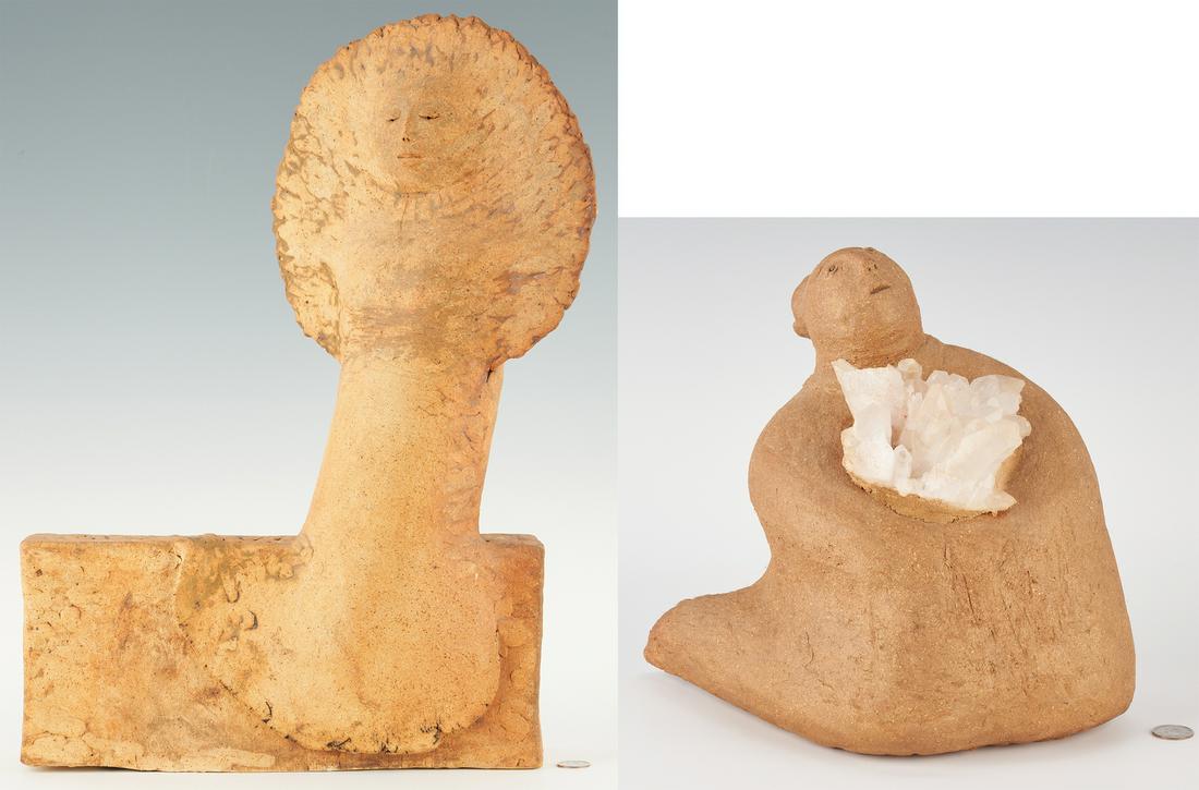 2 Olen Bryant Ceramic Figural Sculptures (1 of 20)