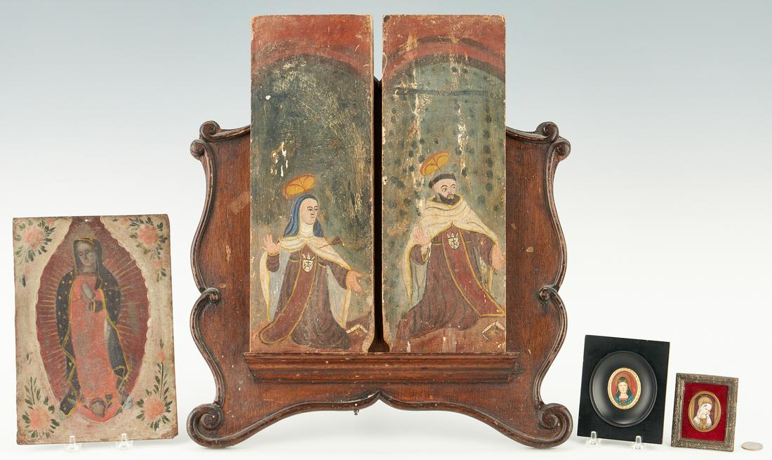 Group of 5 Religious Images & Display Easel (1 of 19)