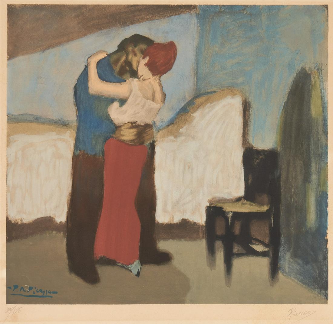 After Pablo Picasso Lithograph, The Embrace (1 of 20)