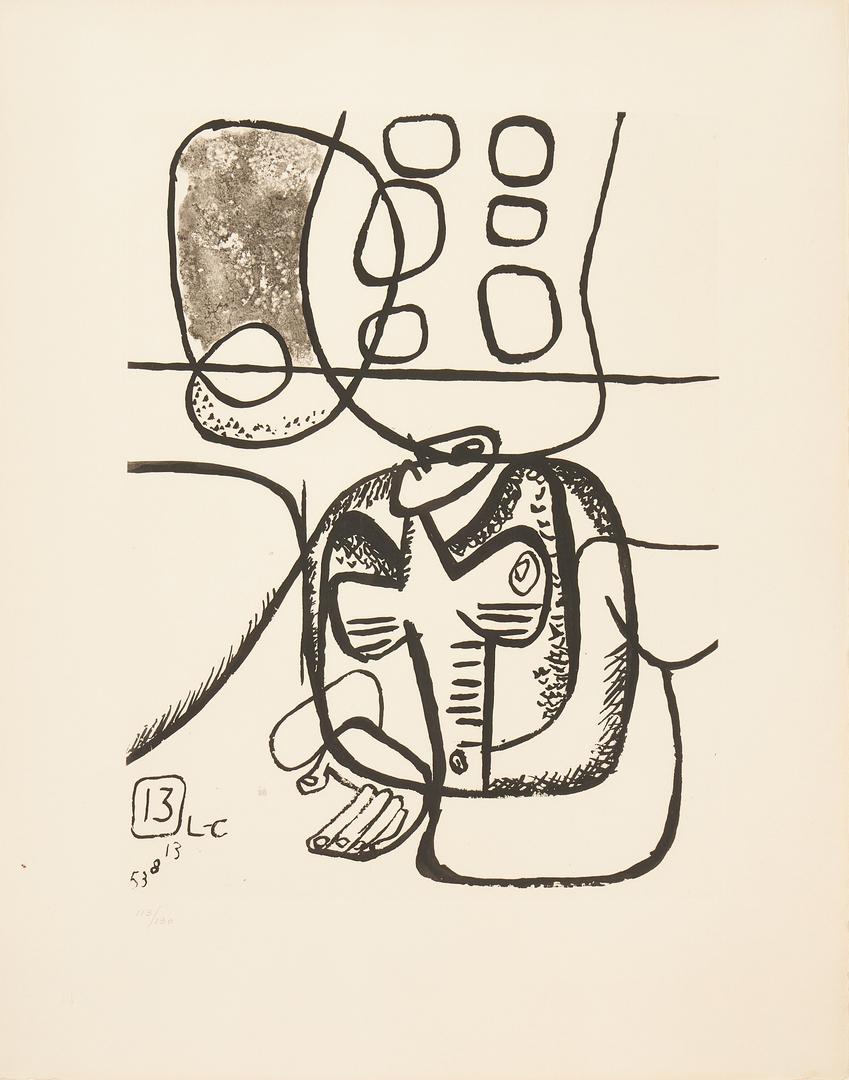 Jeanneret - Le Corbusier etching, Unite, Plate 13 (1 of 11)