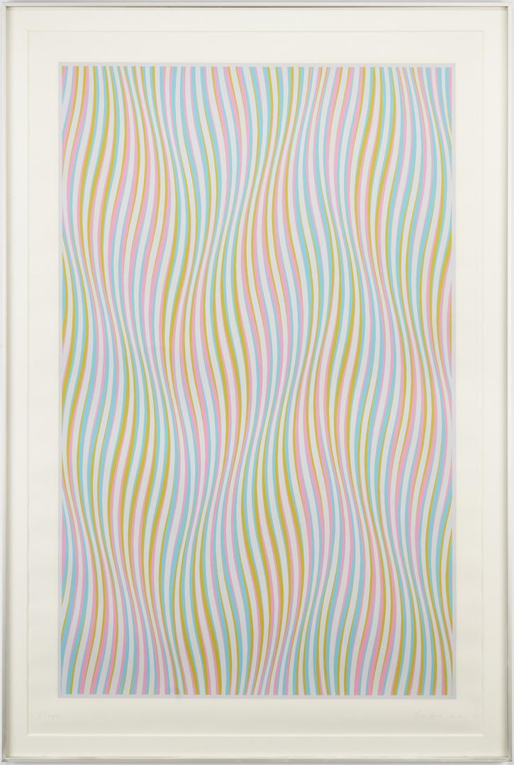 Bridget Riley Color Silkscreen, Elapse (1 of 12)