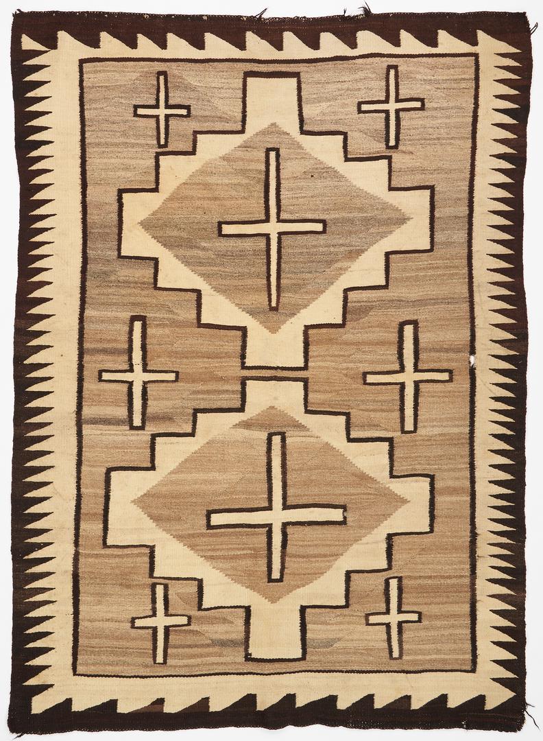 Native American Navajo Rug or Blanket, Two Grey Hills (1 of 11)