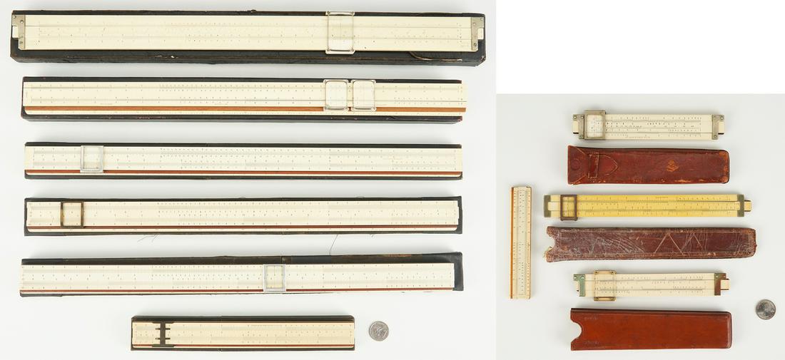 10 Keuffel & Esser Slide Rules (1 of 16)