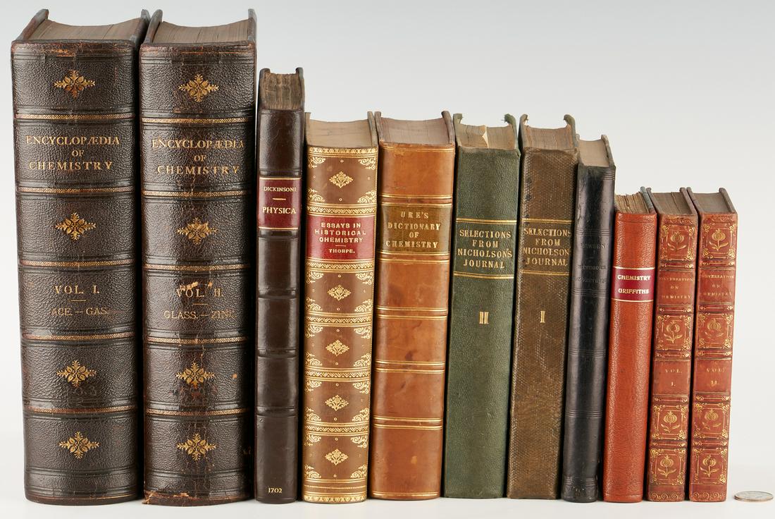 Group of 11 Science Books, incl. Dickinson Physica, (1 of 20)