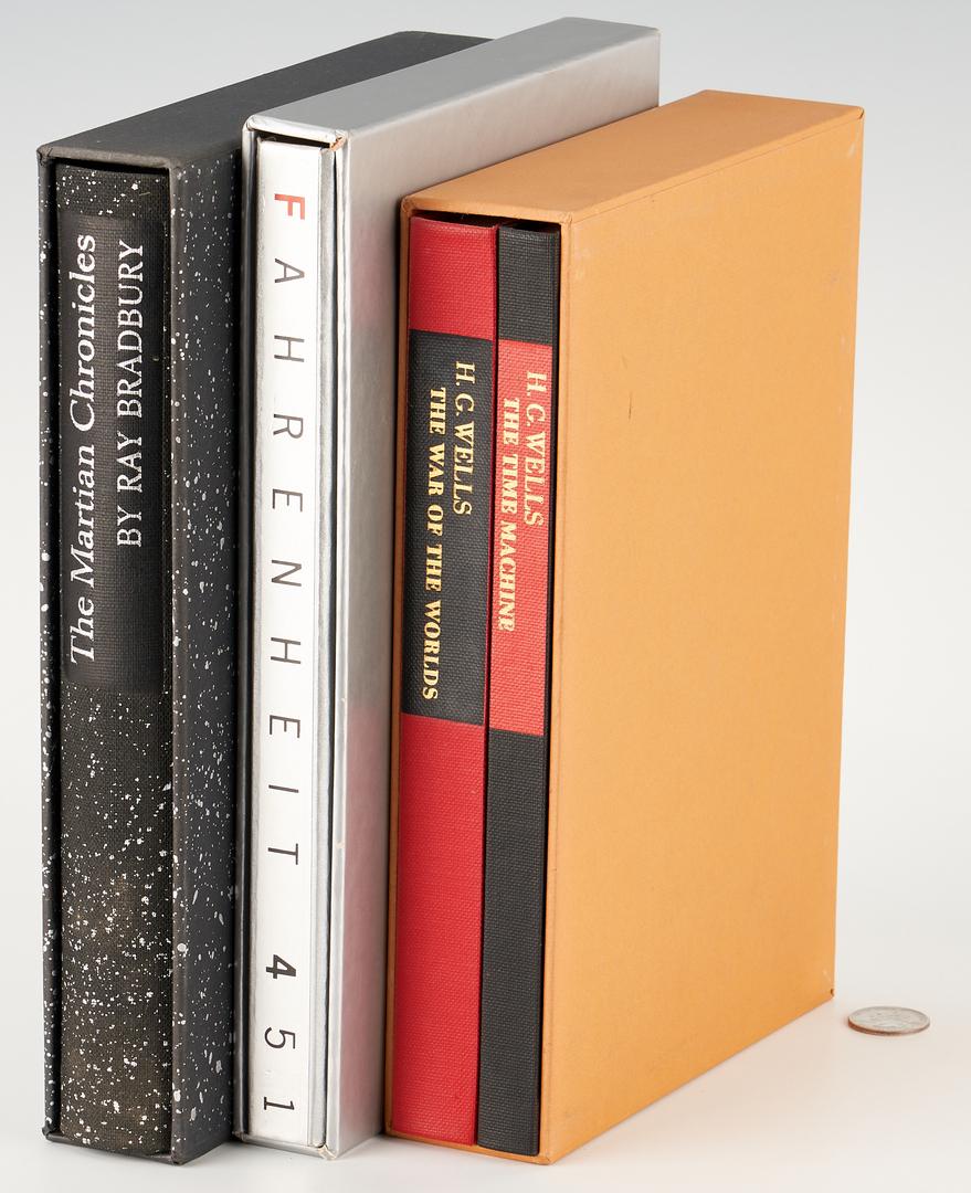 Group of 4 LEC Signed Books, incl. R. Bradbury, H. G. (1 of 20)