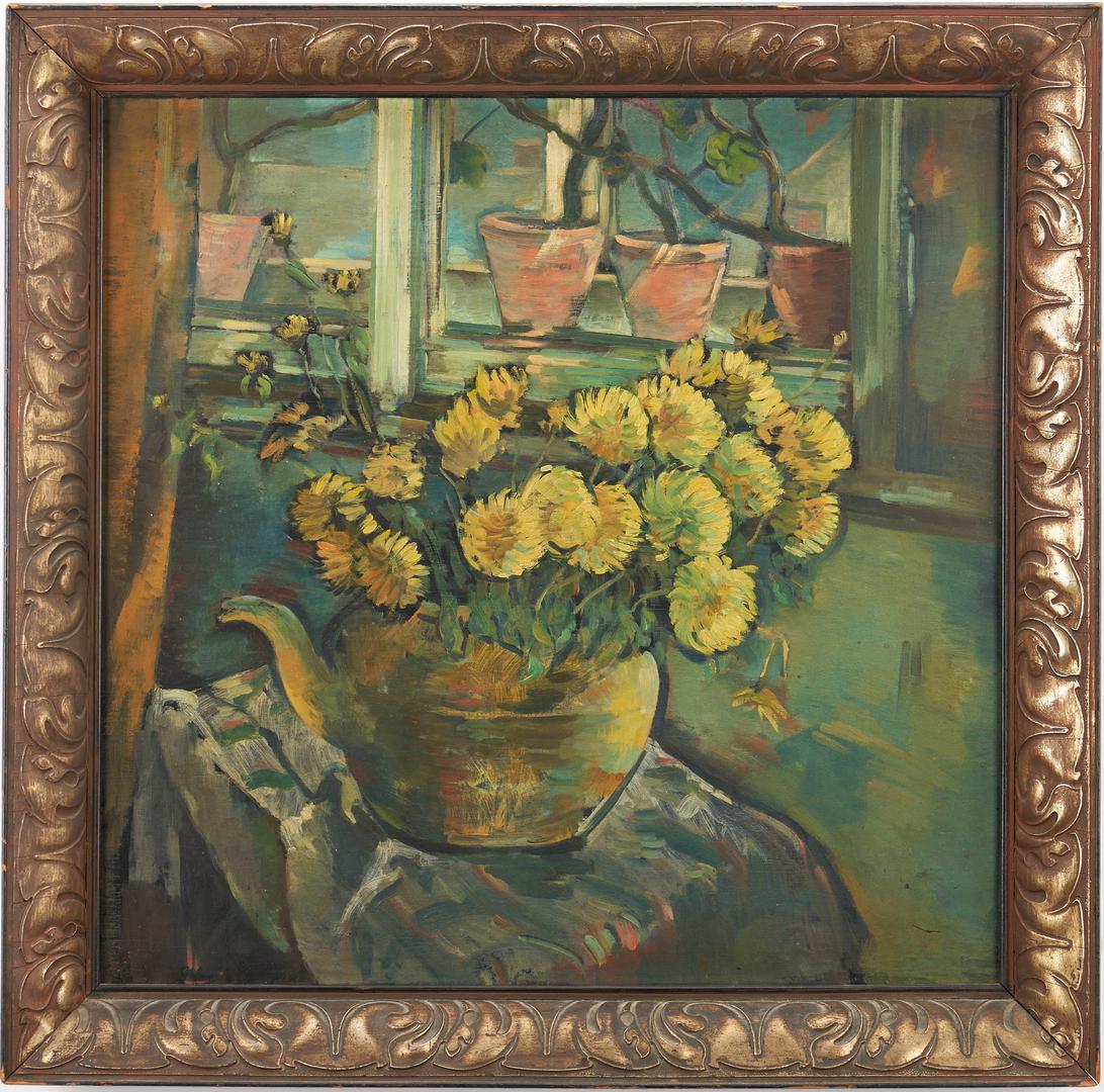 Attr. Jaroslav Herbst, O/B Still Life Painting, Flowers (1 of 10)