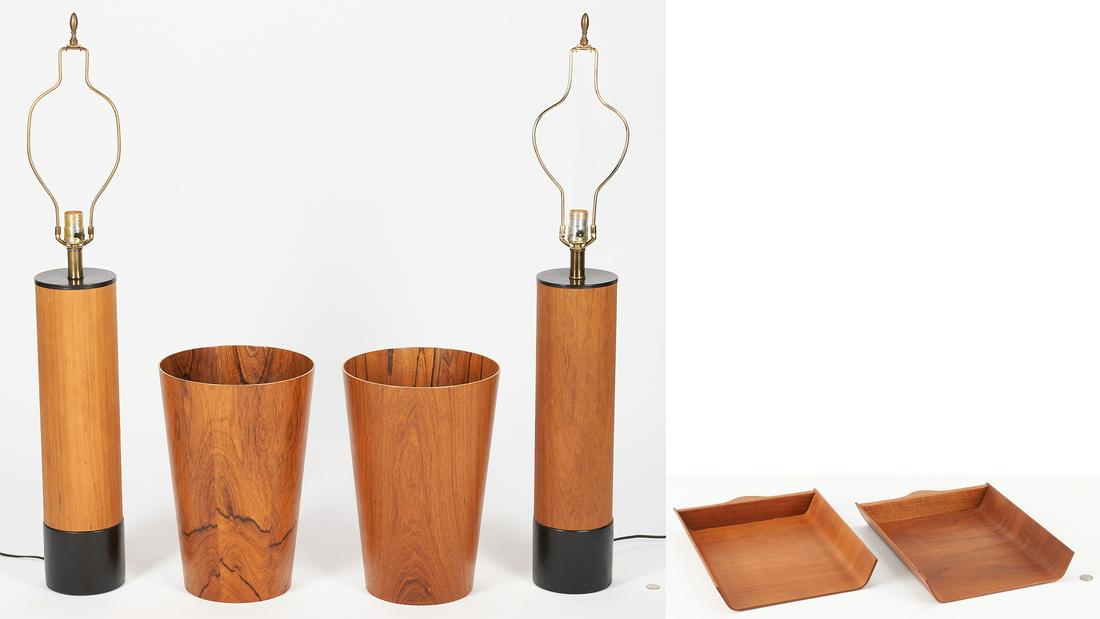 6 MCM Items, incl. Florence Knoll Desk Trays, Martin (1 of 19)