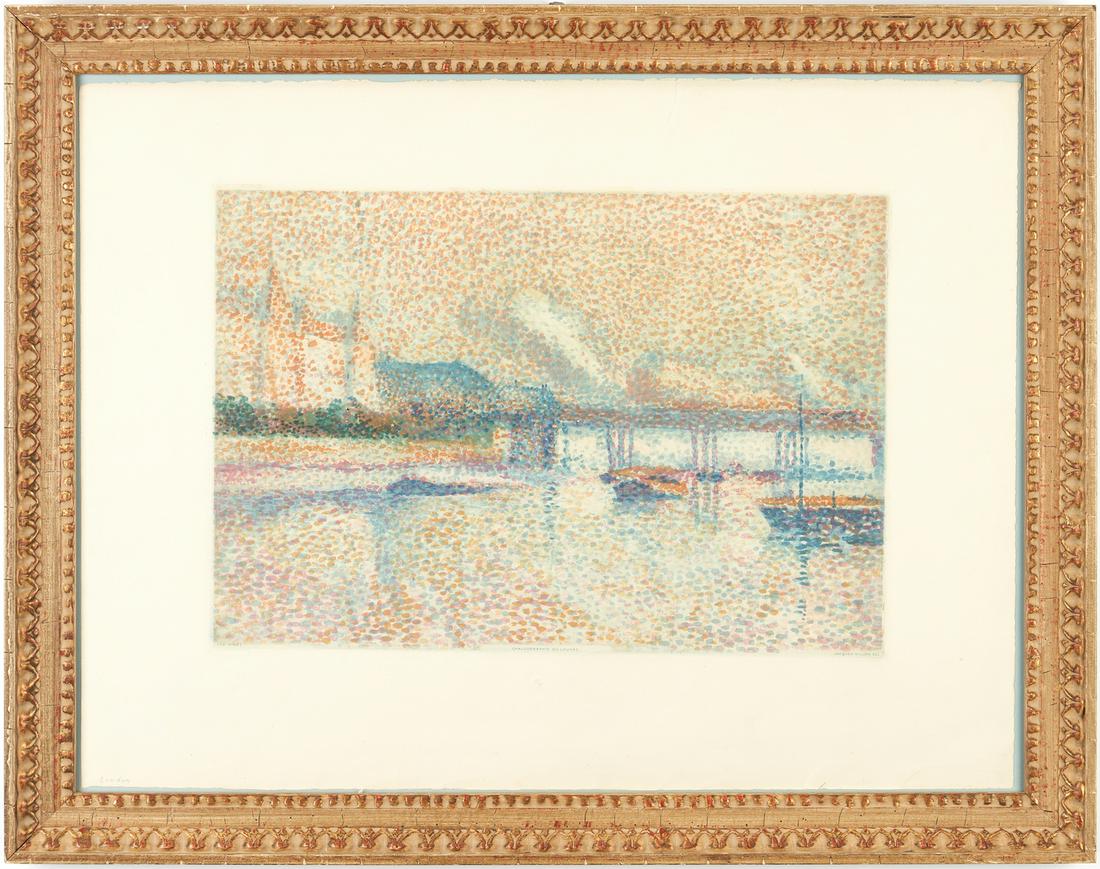 J. Villon after Maximilien Luce, Londres, Aquatint of (1 of 12)