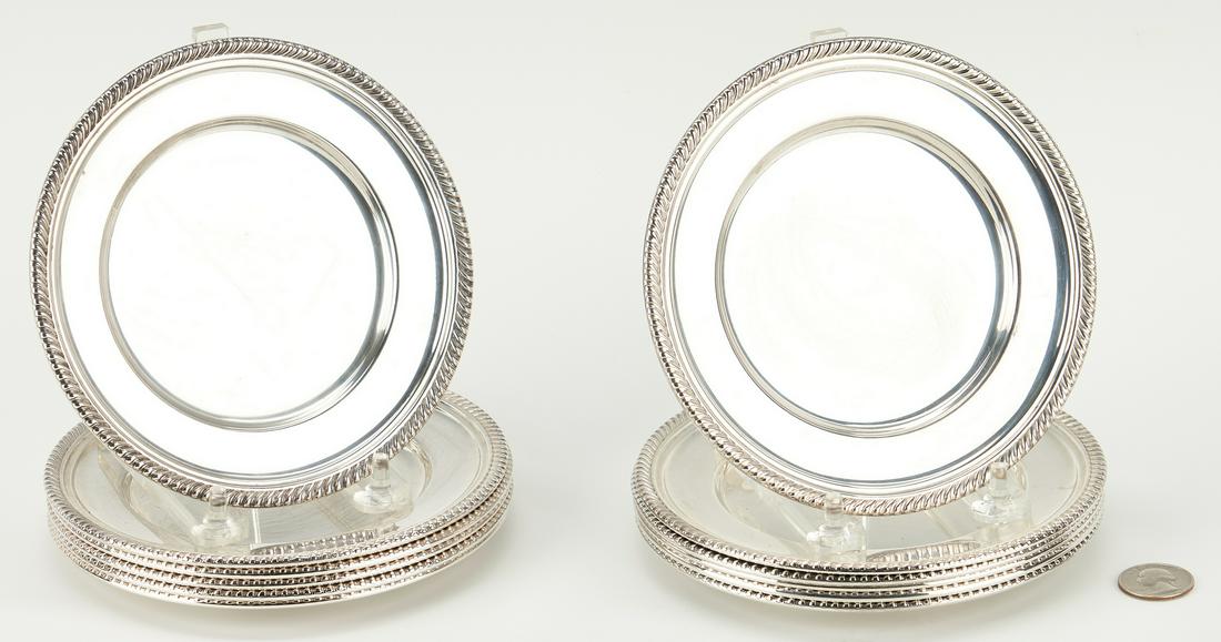 12 Gorham Sterling Silver  Bread Plates (1 of 7)