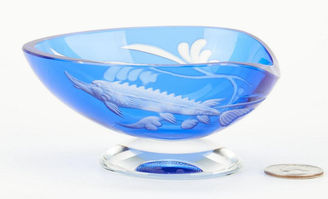 Faberge Crystal Caspian Caviar Dish w/ Original Case (1 of 11)