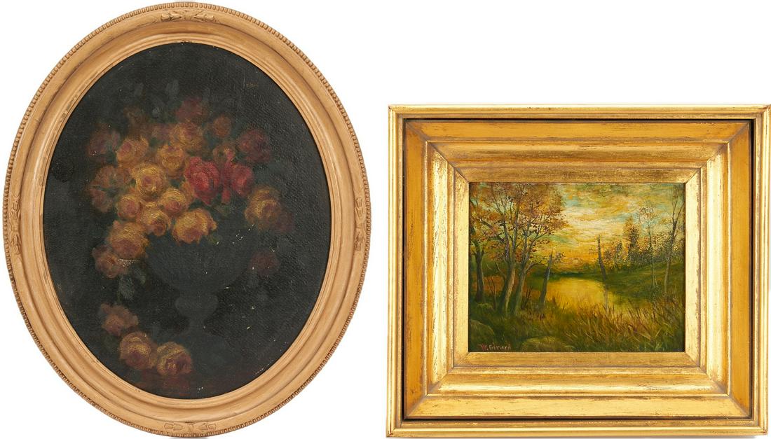 2 TN Oil Paintings, incl. W. Girard, C. Hankins (1 of 15)