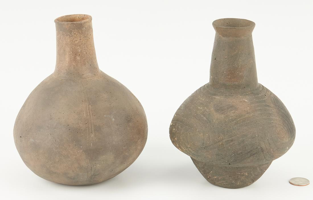 2 Mississippian Culture Caddo Water Bottles (1 of 9)