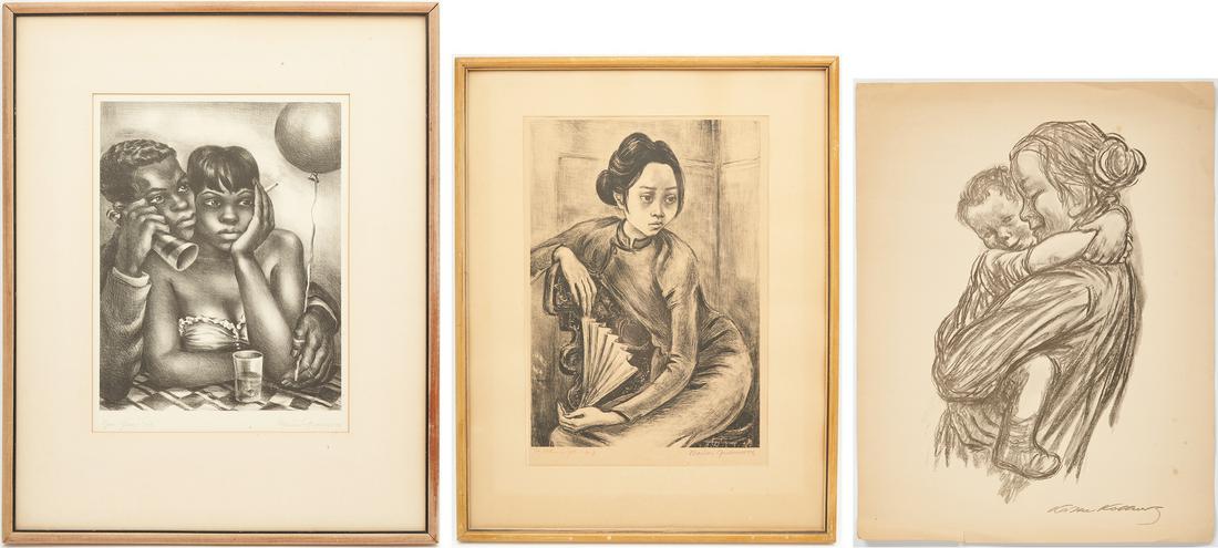 3 Prints: Marion Greenwood and Kathe Kollwitz (1 of 20)