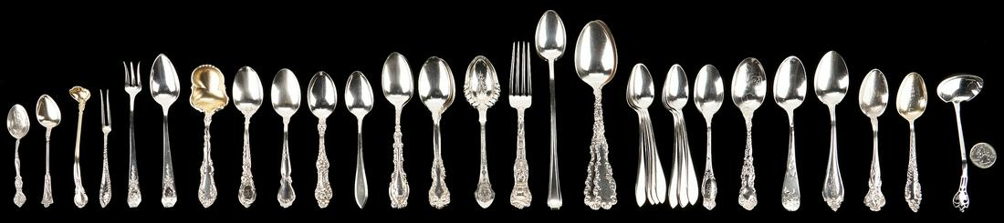 39 Sterling Silver Flatware Pieces, 40 items (1 of 16)