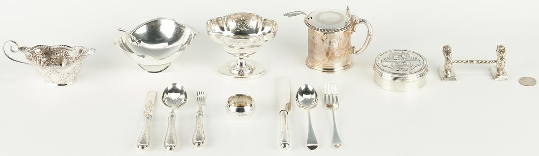 8 Antique Sterling & Silver Plated items inc. Cartier (1 of 20)