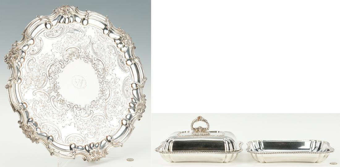 Old Sheffield Plate Tray Plus Matthew Boulton Entree (1 of 15)