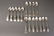 62: Mid-Atlantic and Philadelphia coin silver, 16 pcs