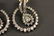 145: Pair 14K White Gold & Diamond Drop Earrings - 2