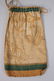 508: Ladies linen embroidered drawstring reticule - 2