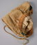 508: Ladies linen embroidered drawstring reticule - 3