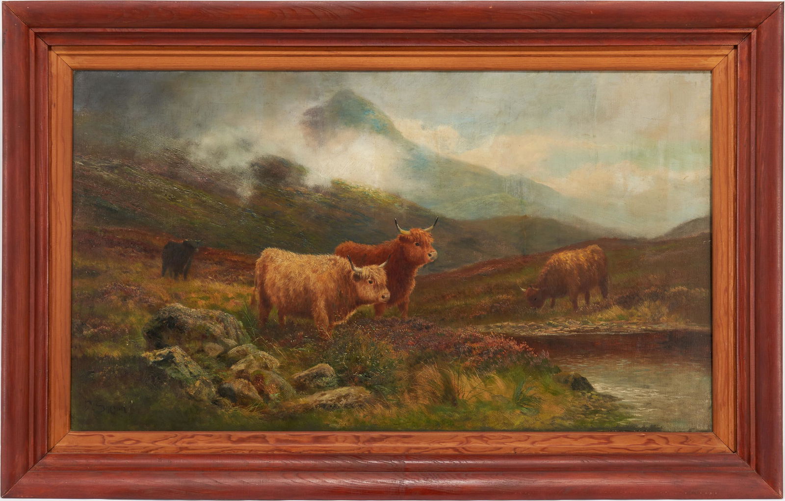Daniel Sherrin the Elder O/C, Highland Cattle (1 of 17)