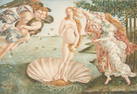 Miniature Grand Tour Oil Painting, The Birth of Venus