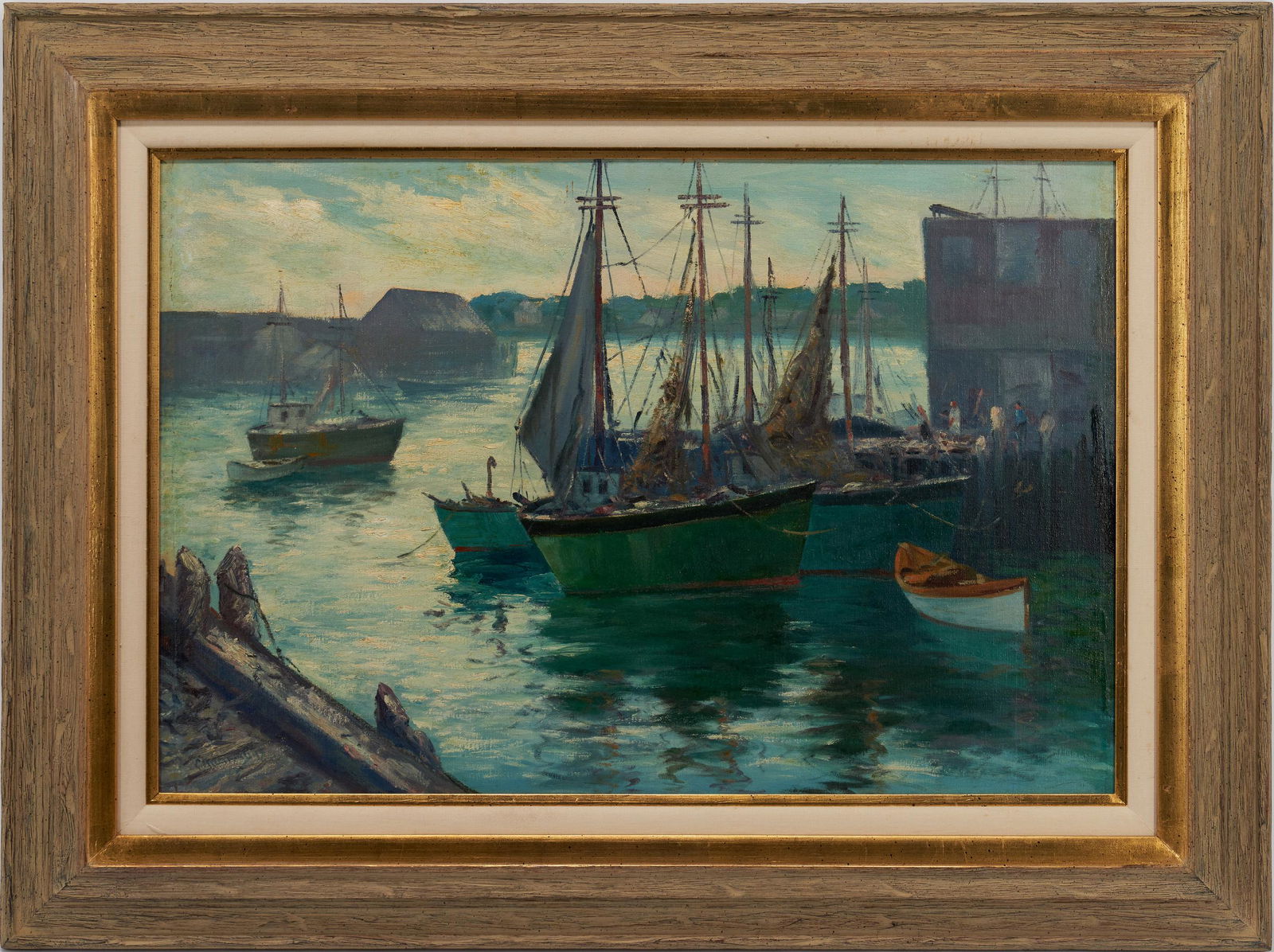 Large O/B Marine Painting, Cesare Ricciardi (1 of 8)