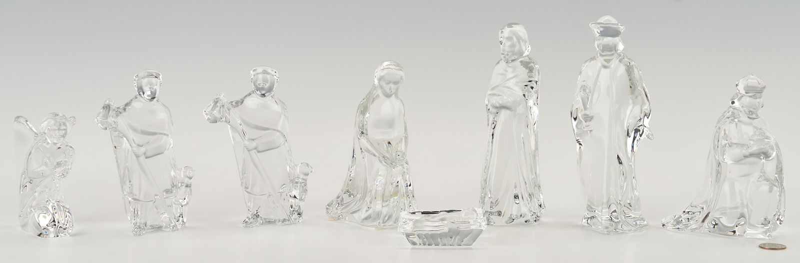 8 Baccarat Crystal Nativity Figurines (1 of 20)