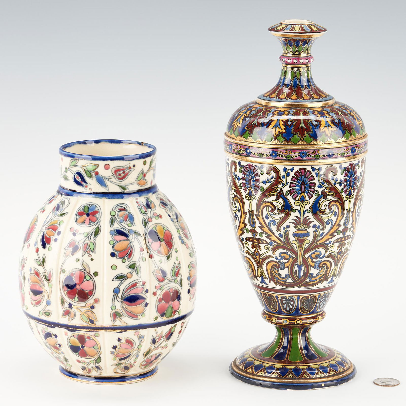 Pair of Hungarian Porcelain Vases (1 of 17)