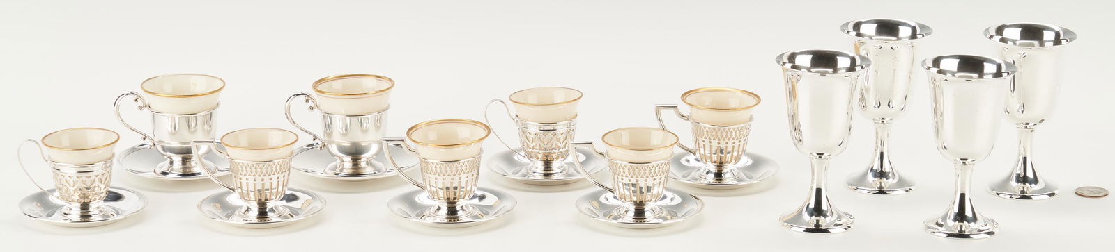 Sterling Silver Cordials and Demitasse Cups, 28 items (1 of 15)