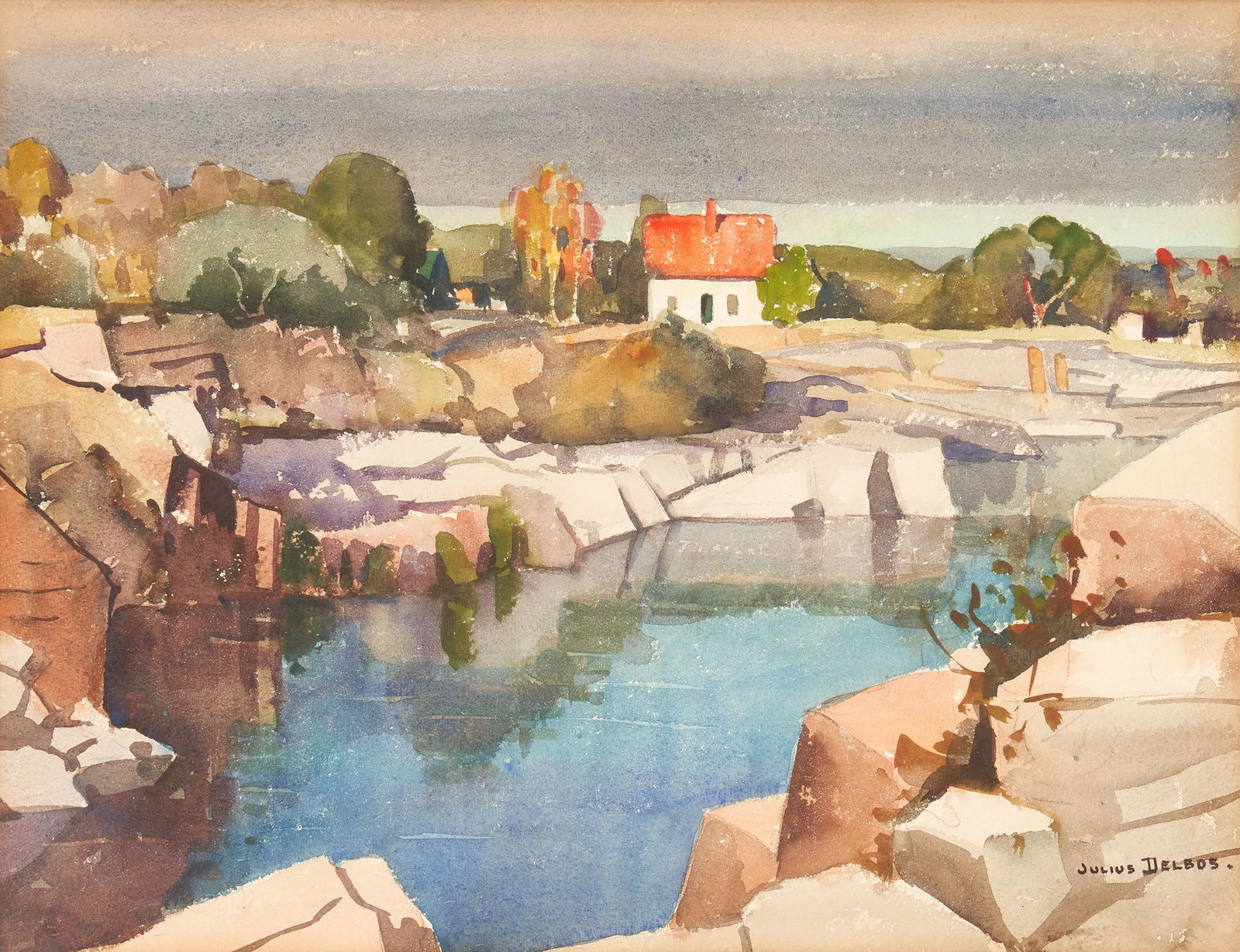 Julius Maximilian Delbos W/C, Old Quarry, Lanesville, (1 of 7)