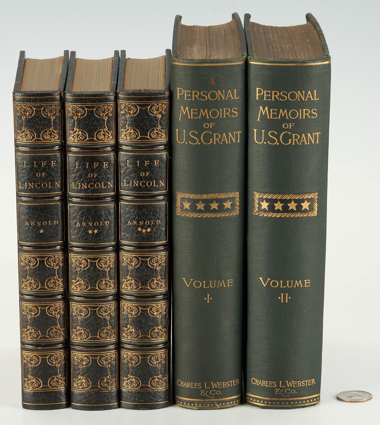 Life of Lincoln + Personal Memoirs of Grant, 5 items (1 of 20)