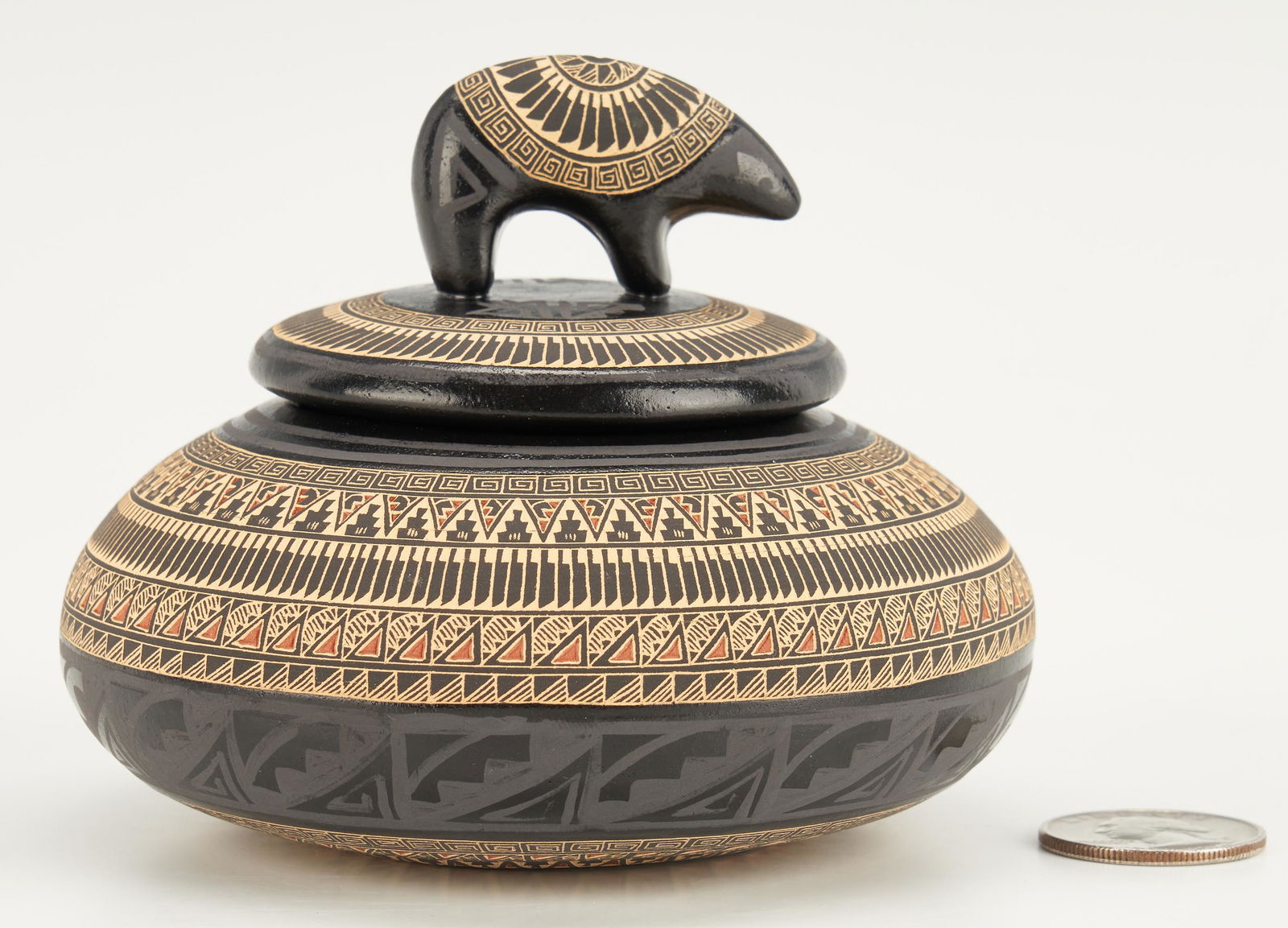 Marvin Blackmore Southwest Covered Pottery Jar (1 of 7)