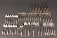 92: Reed & Barton French Renaissance Sterling, 55 pcs