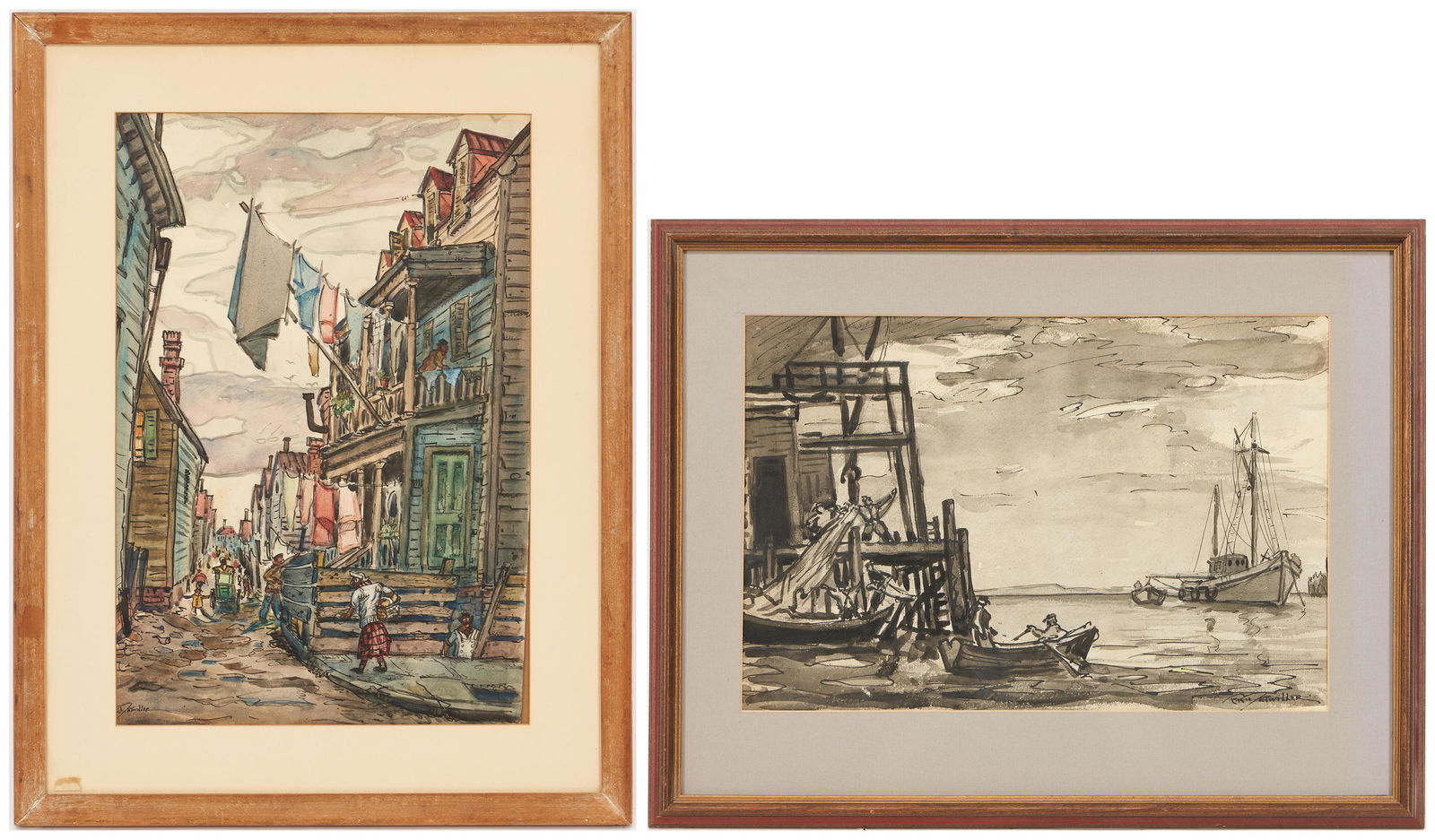 2 Frederick Detwiller Watercolors incl. Charleston SC (1 of 15)