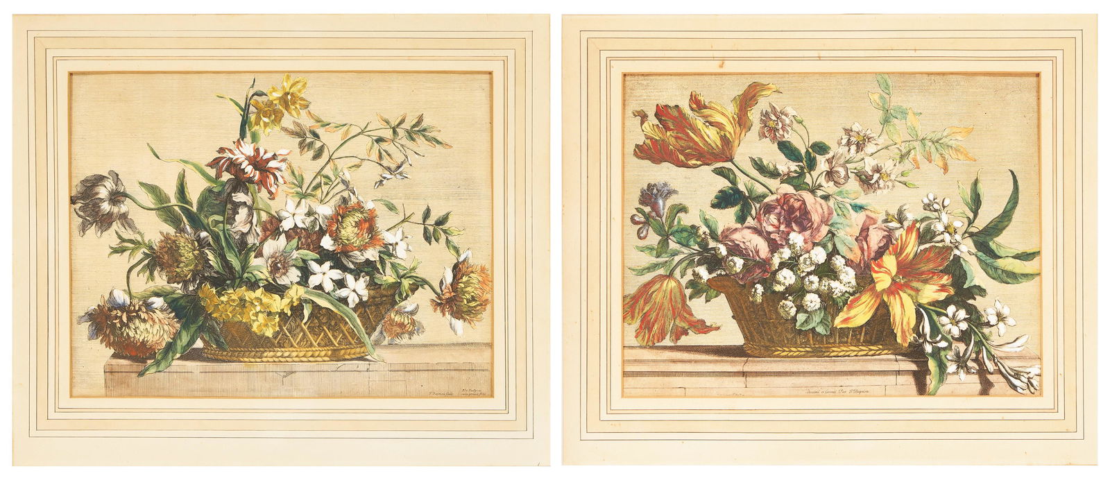 J. Baptiste Monnoyer Floral Engravings, c. 1700 (1 of 16)