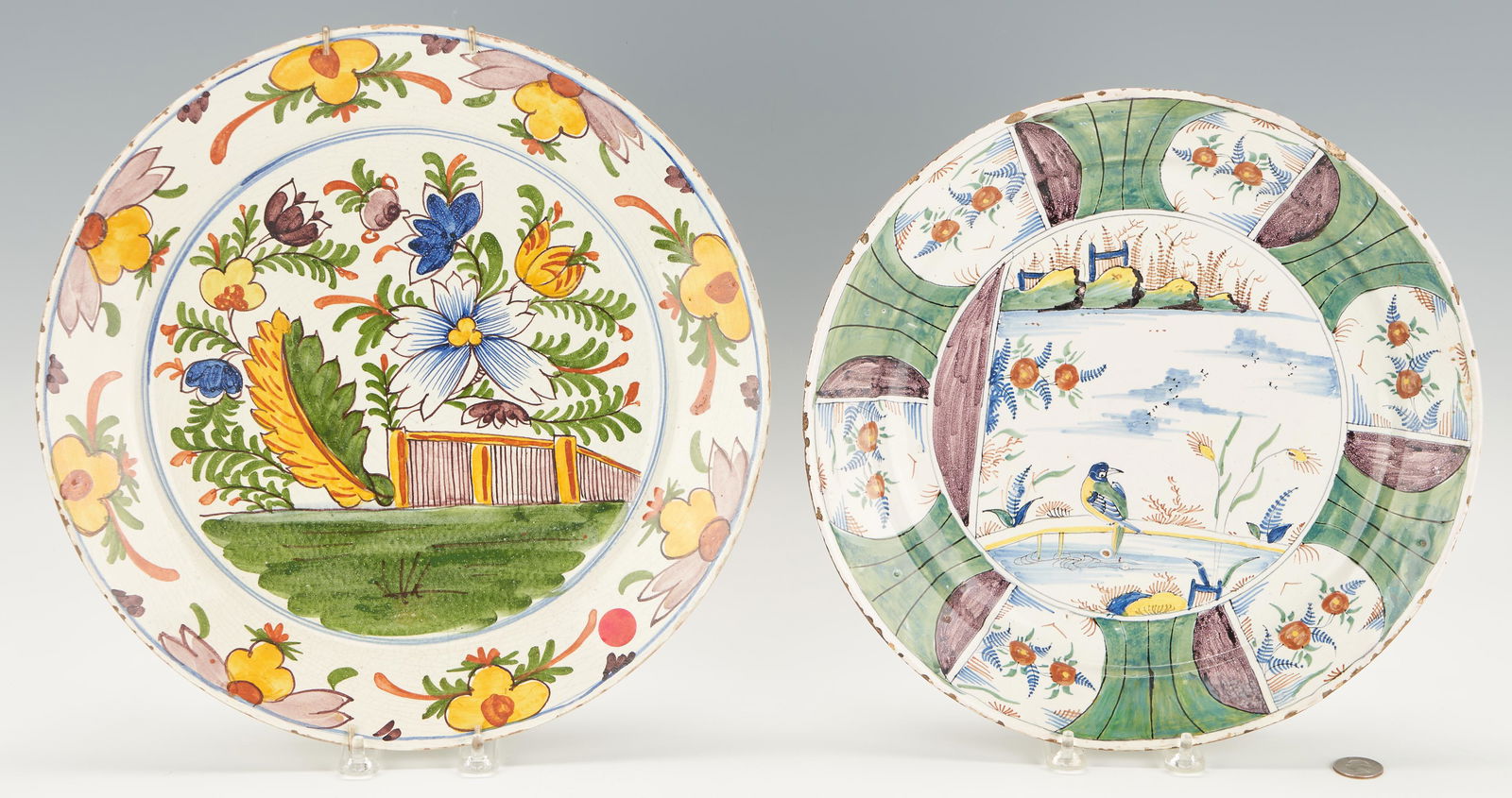 2 Delft Polychrome Chargers (1 of 11)