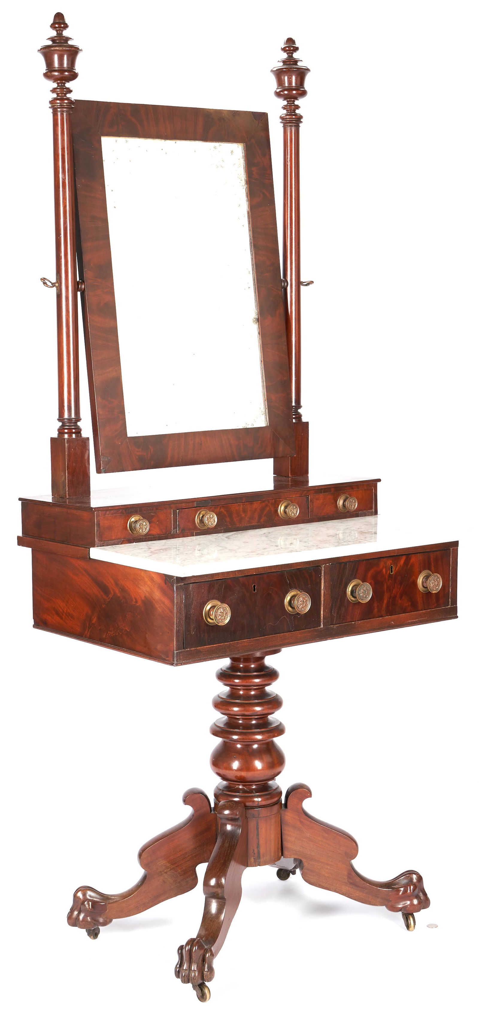 Classical Marble Top Mahogany Dressing Stand (1 of 12)