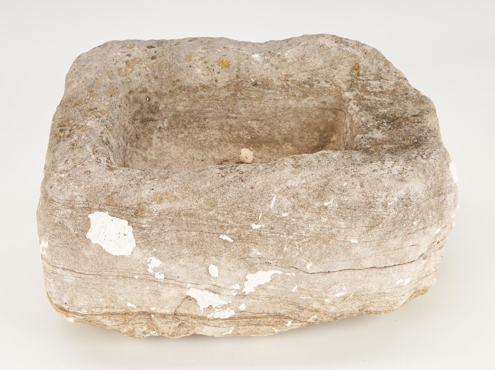 Carved Limestone Planter or Birdbath (1 of 8)